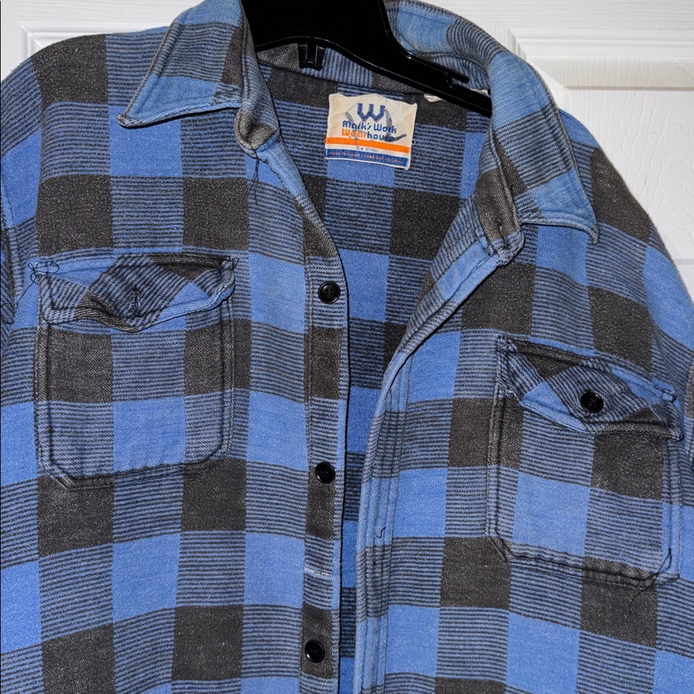 3/$30 Vintage Plaid Jacket Marks Work Wearhouse